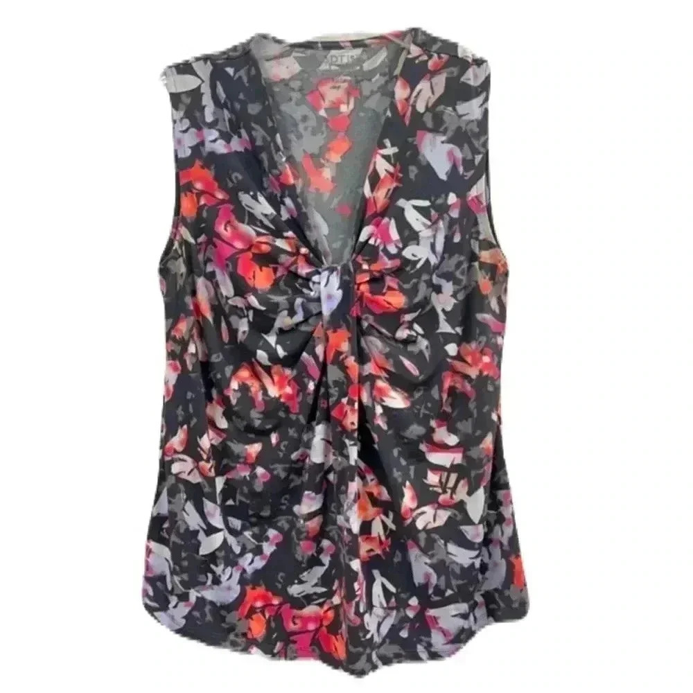 Apt. 9 | Tops | Apt9womens
Stretchfloral Print Vneck Sleeveless...size m…